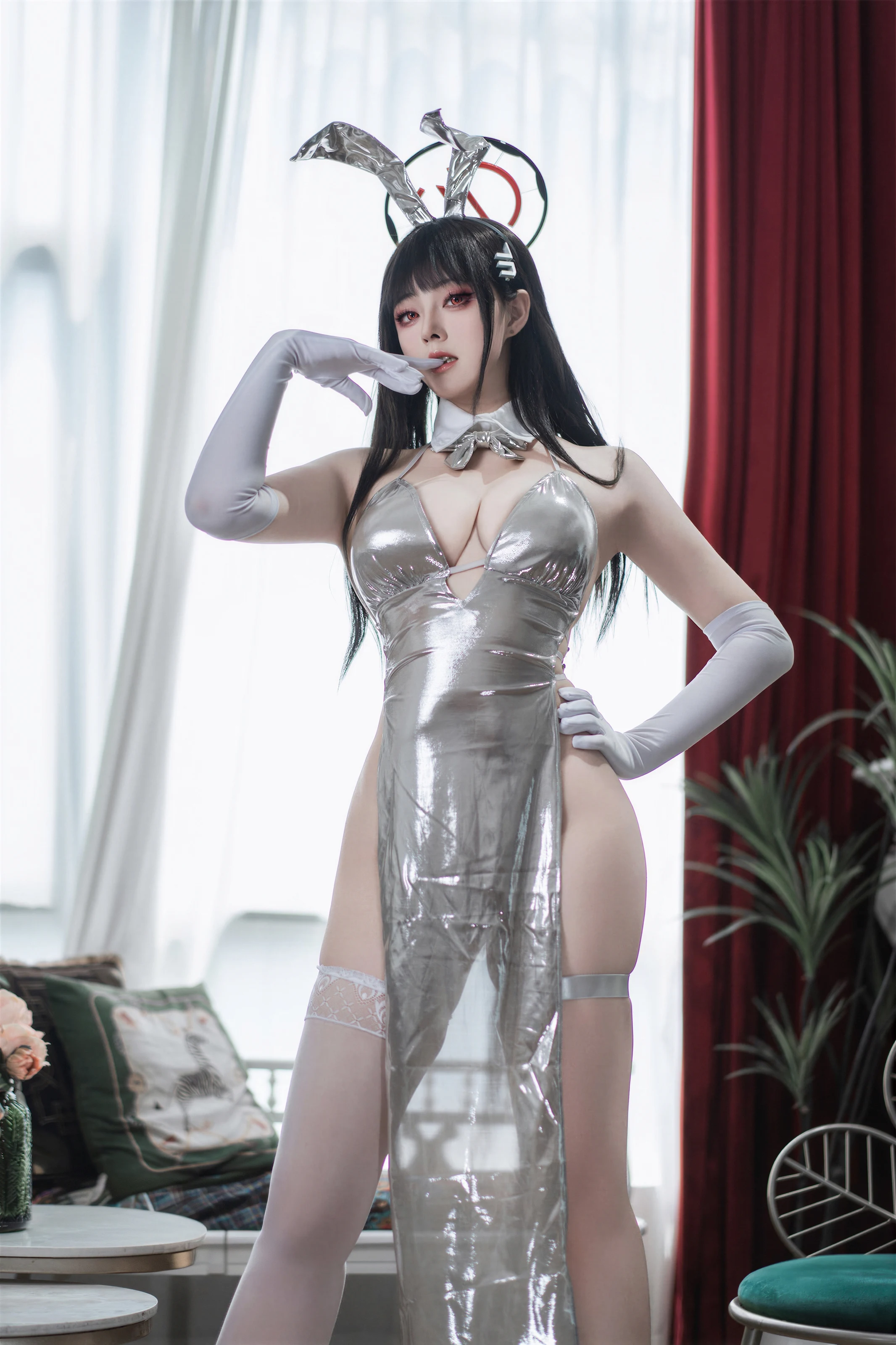 Natsuko夏夏子 – 蔚蓝档案 调月莉音礼服