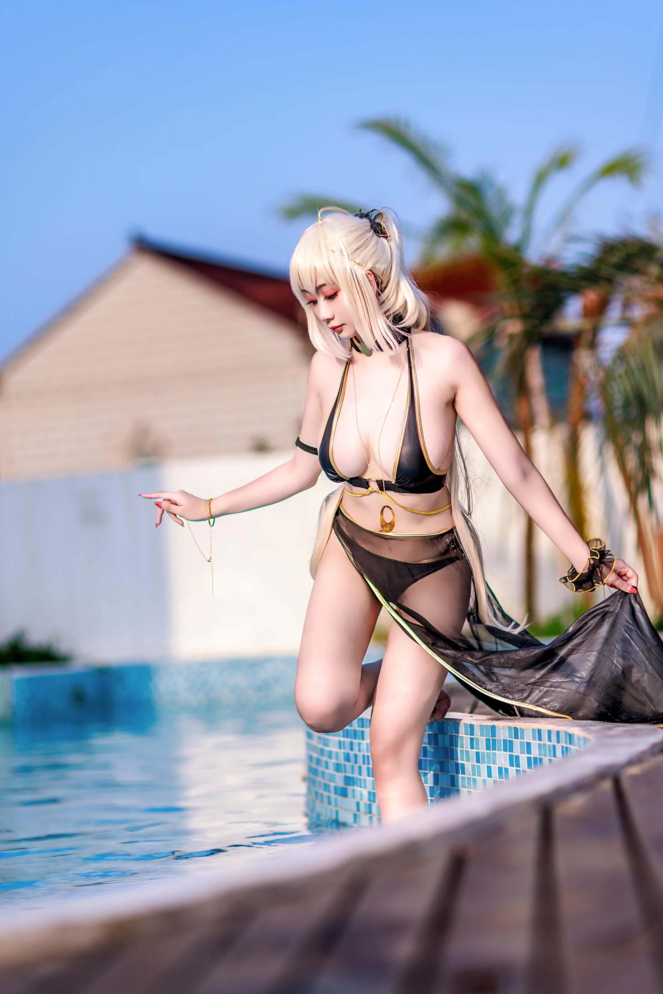 阿雪雪 – FGO 黑贞泳装