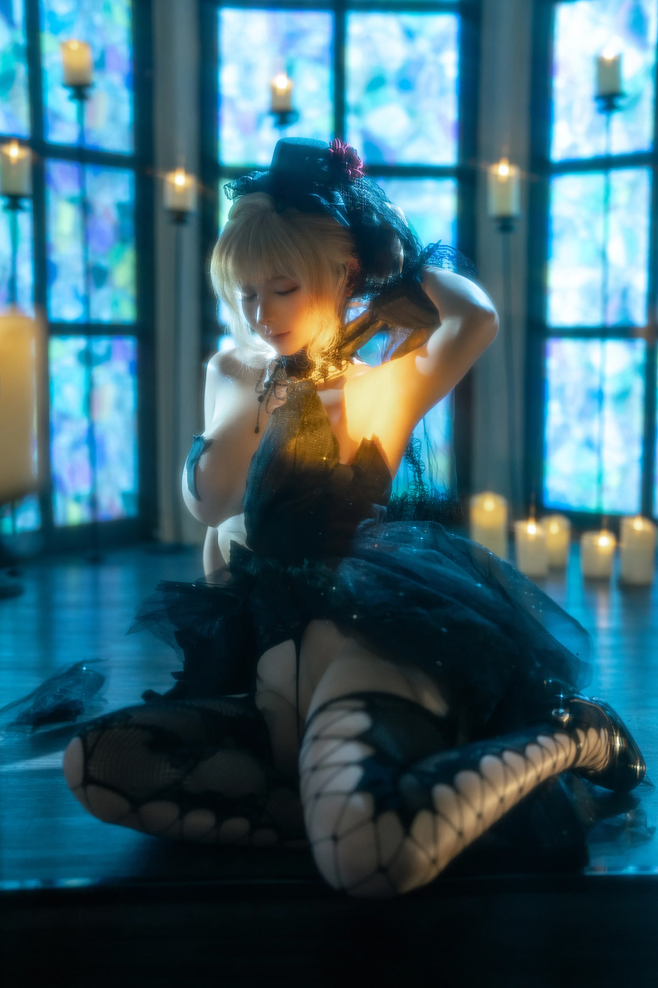 蠢沫沫 – 黑婚纱