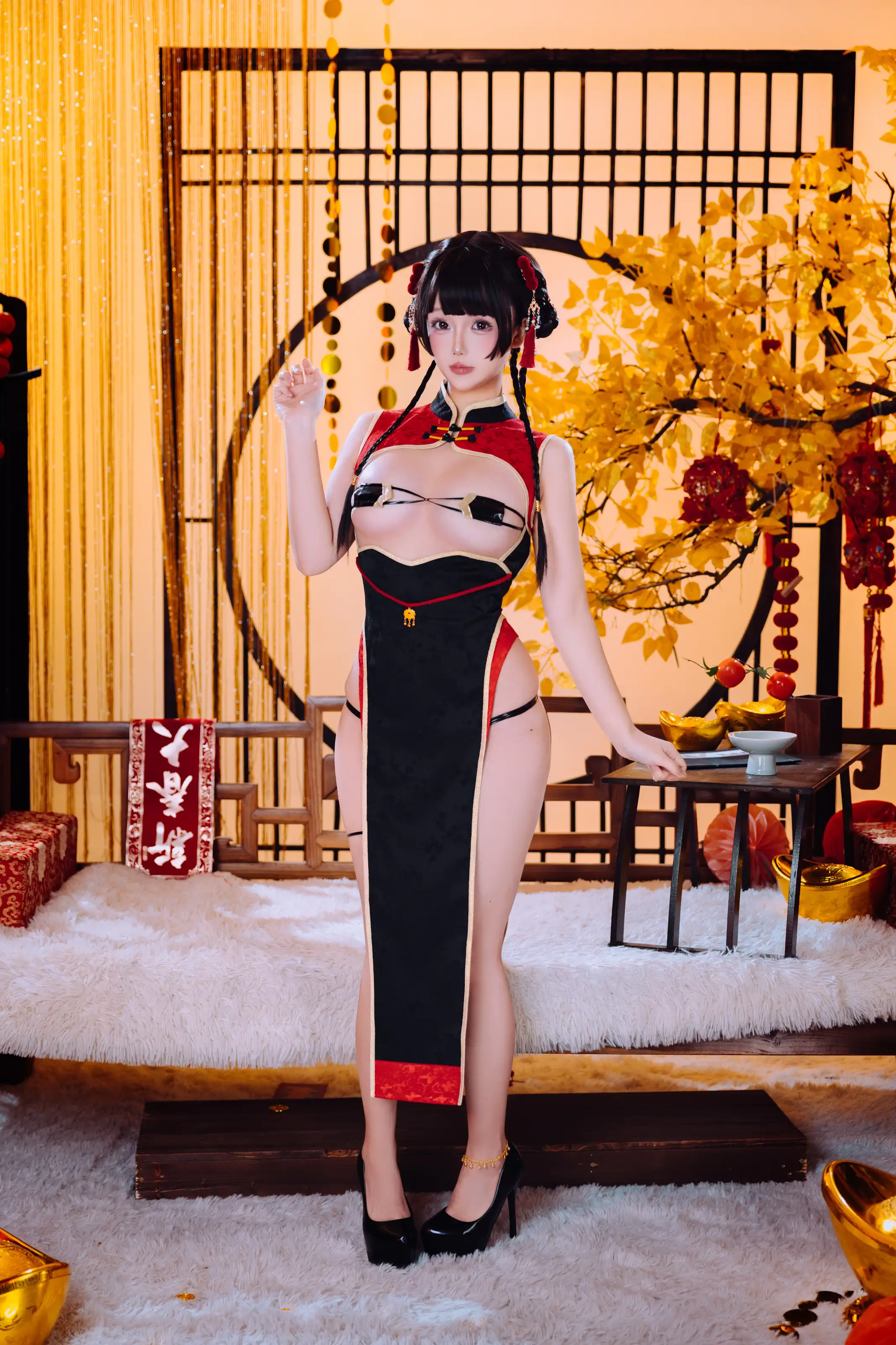 日奈娇 – 新年限定旗袍插图1