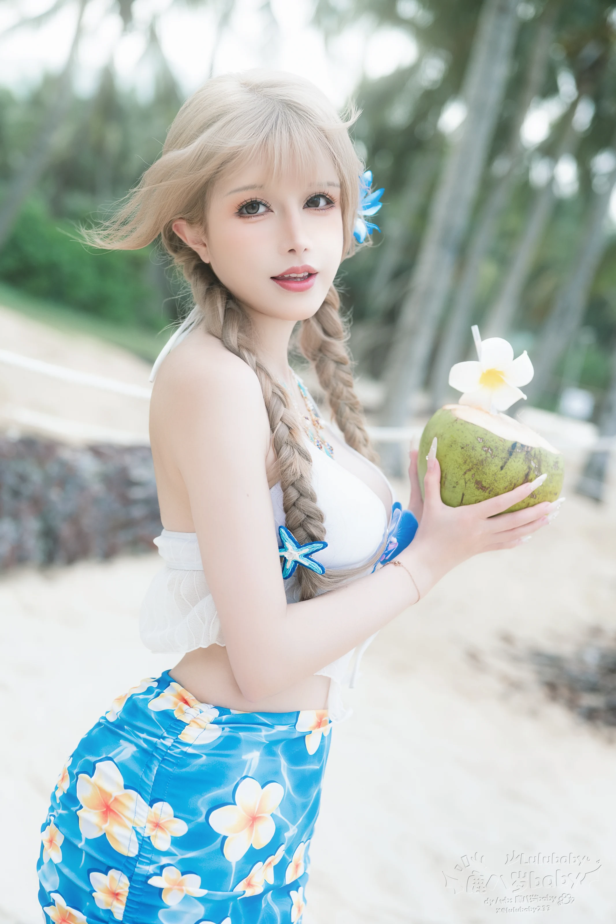 鹿八岁baby – 蓝色泳衣插图7 鹿八岁baby – 蓝色泳衣插图7