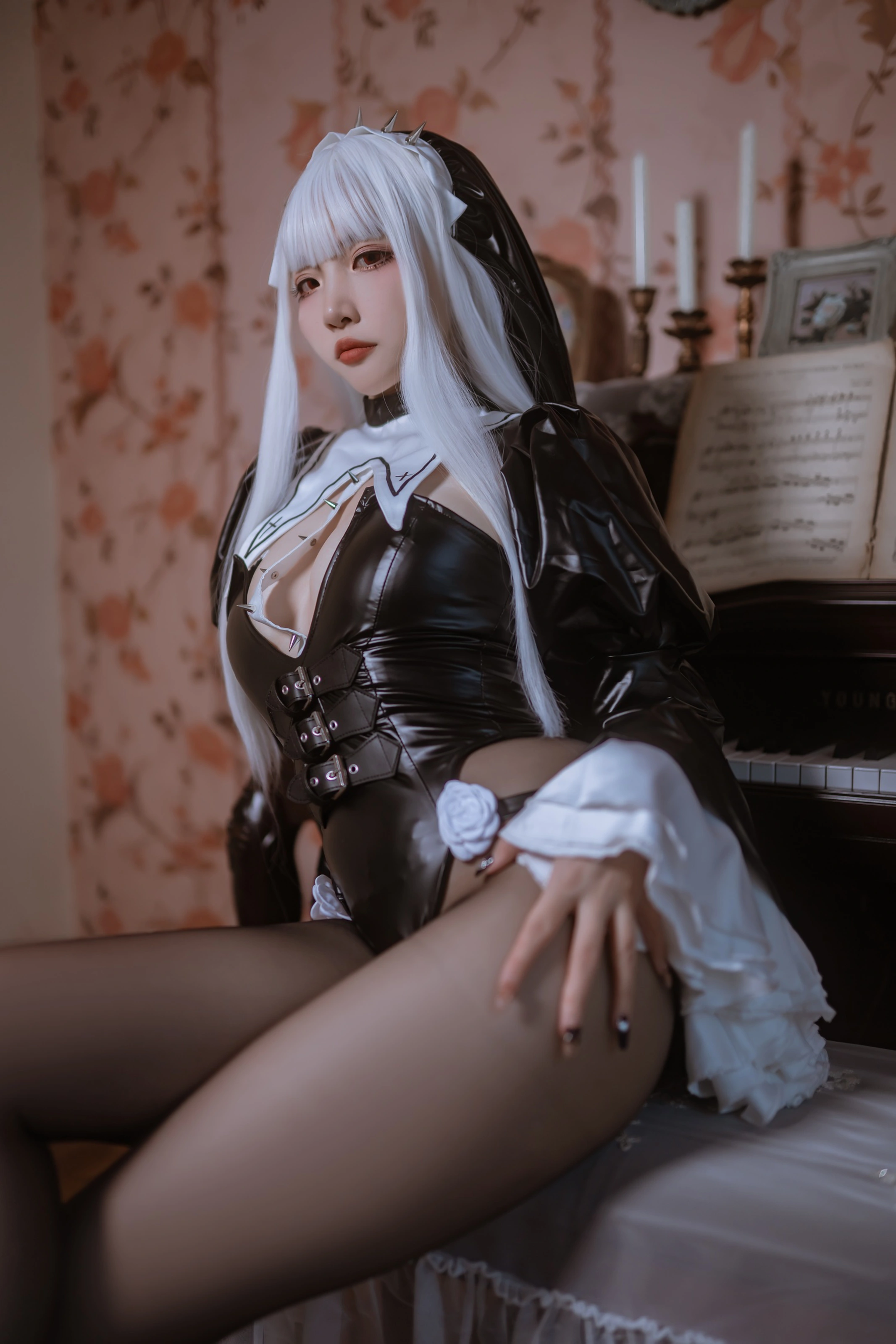 二佐Nisa – 白发修女插图2 二佐Nisa – 白发修女插图2