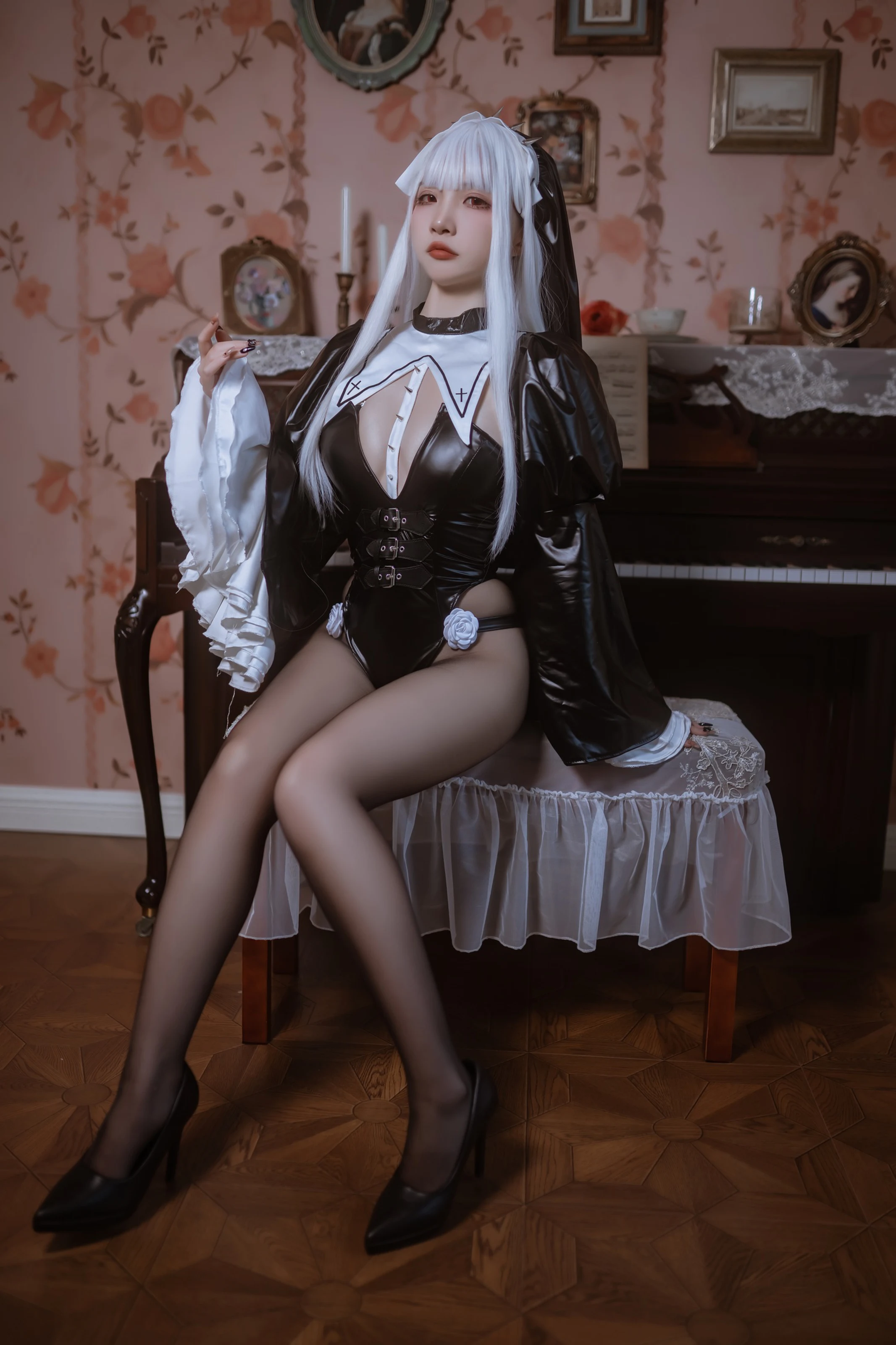 二佐Nisa – 白发修女插图4 二佐Nisa – 白发修女插图4