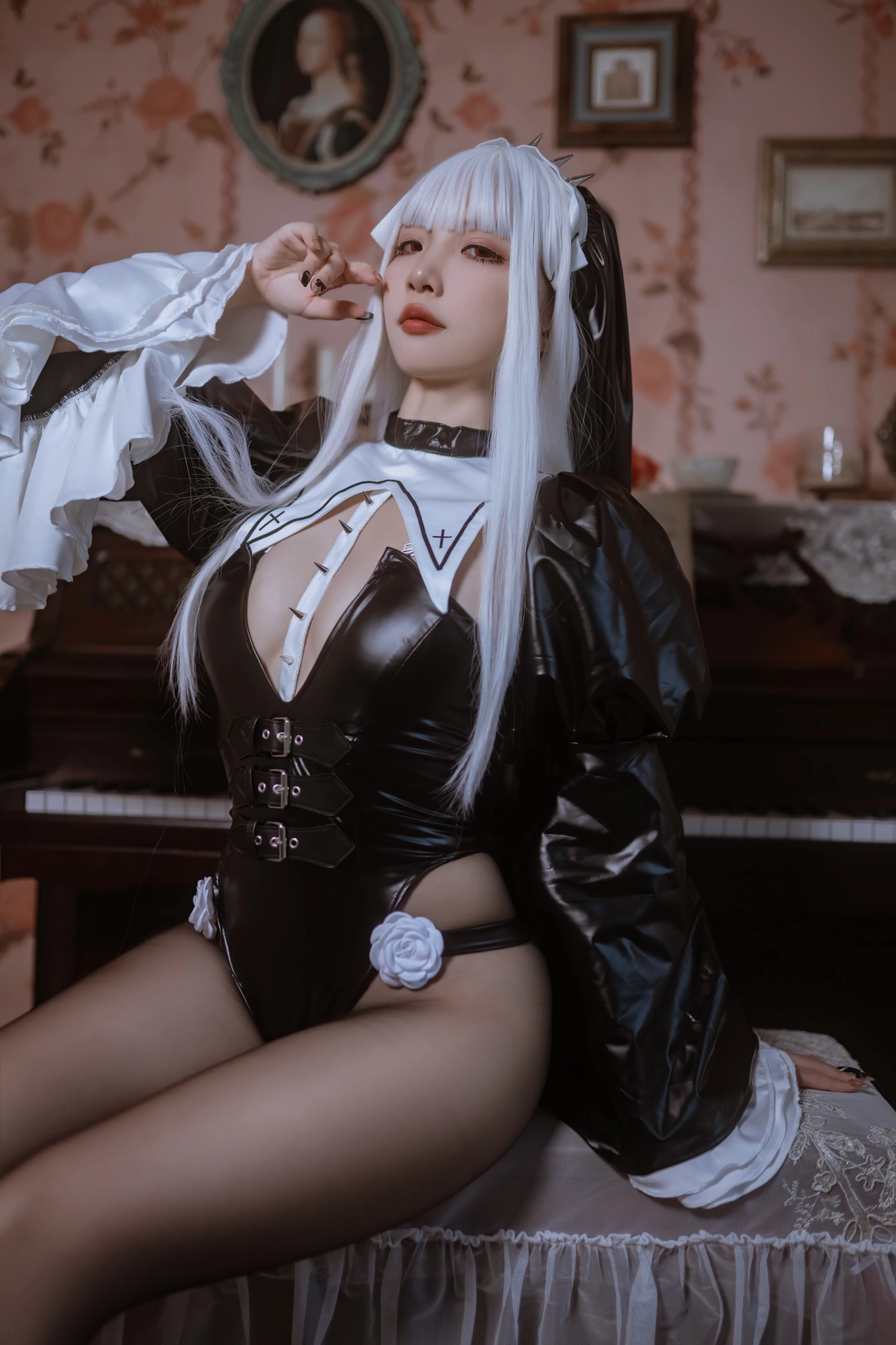 二佐Nisa – 白发修女插图7 二佐Nisa – 白发修女插图7