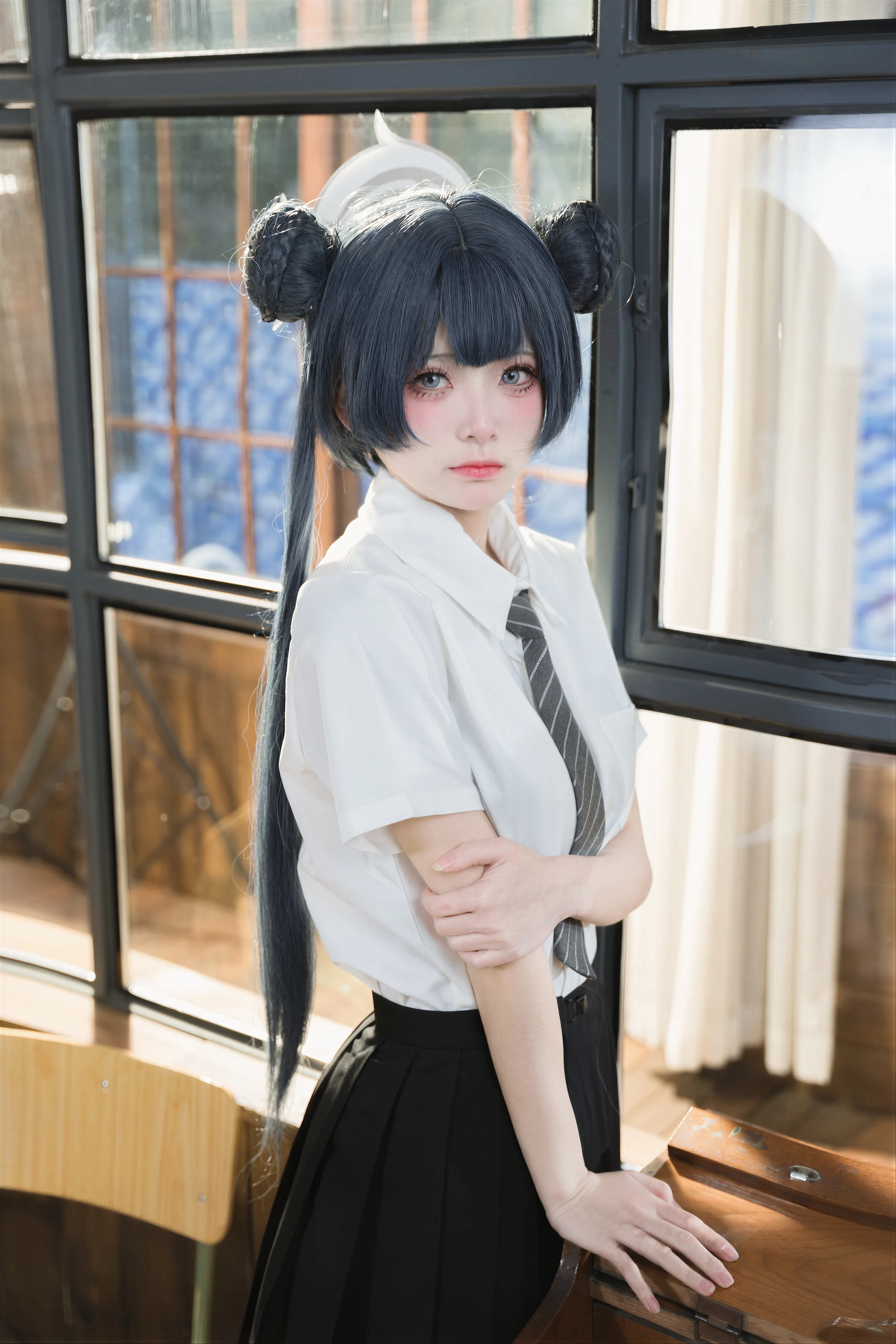 九柒喵 – 蔚蓝档案 妃咲JK插图4