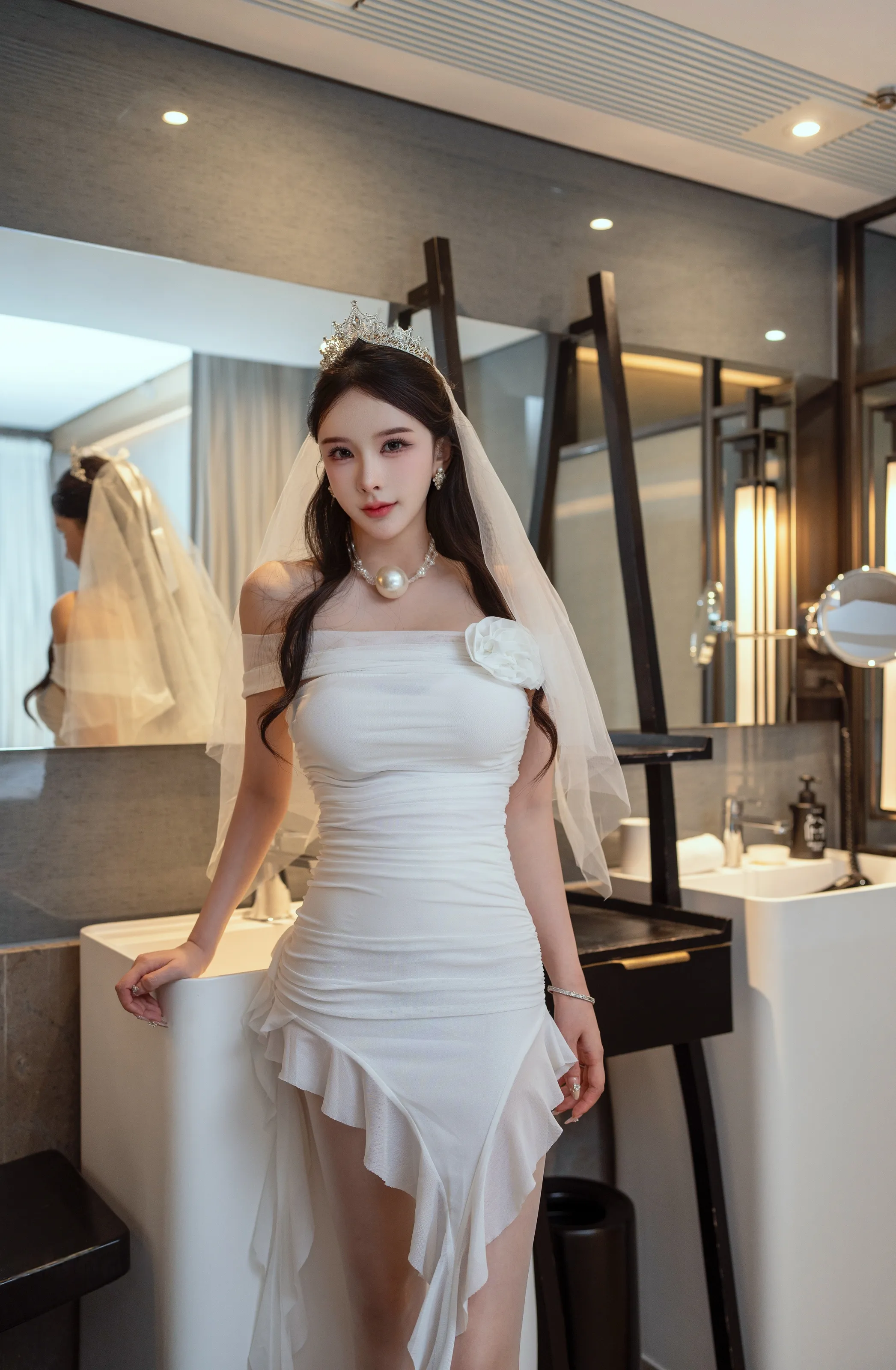 XINGYAN VOL.388 无删减版 李丽莎 闺蜜婚纱插图5 XINGYAN VOL.388 无删减版 李丽莎 闺蜜婚纱插图5